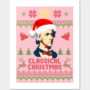 Frederick Chopin Classical Christmas Posters and Art